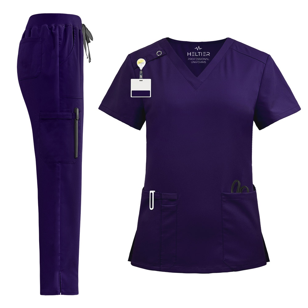 Komplet medyczny damski Scrub model Vital kolor Violet